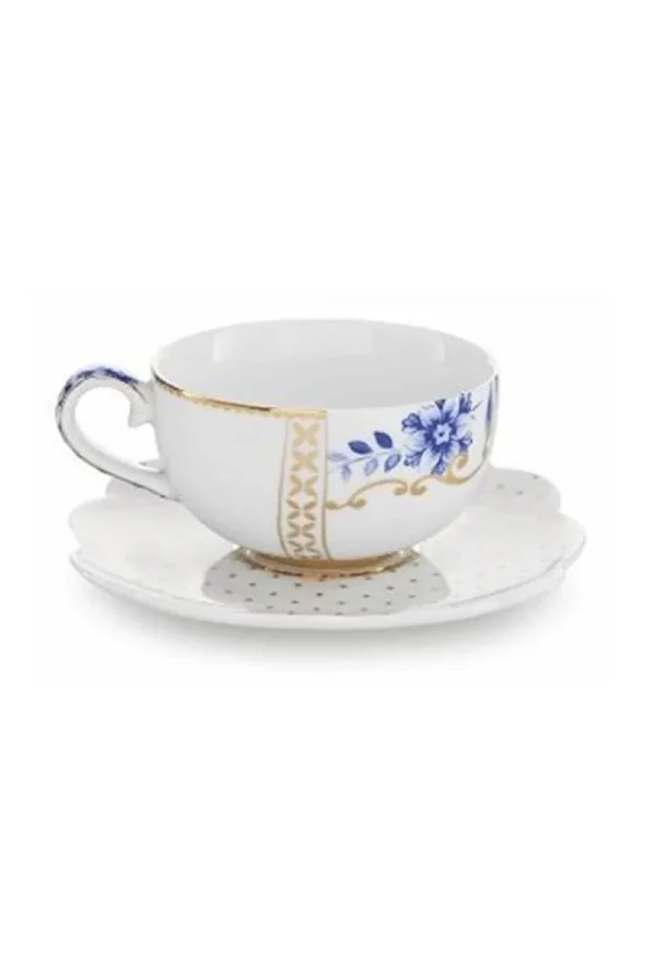 Shop Pip Studio Royal White Espresso Tasse & Untertasse