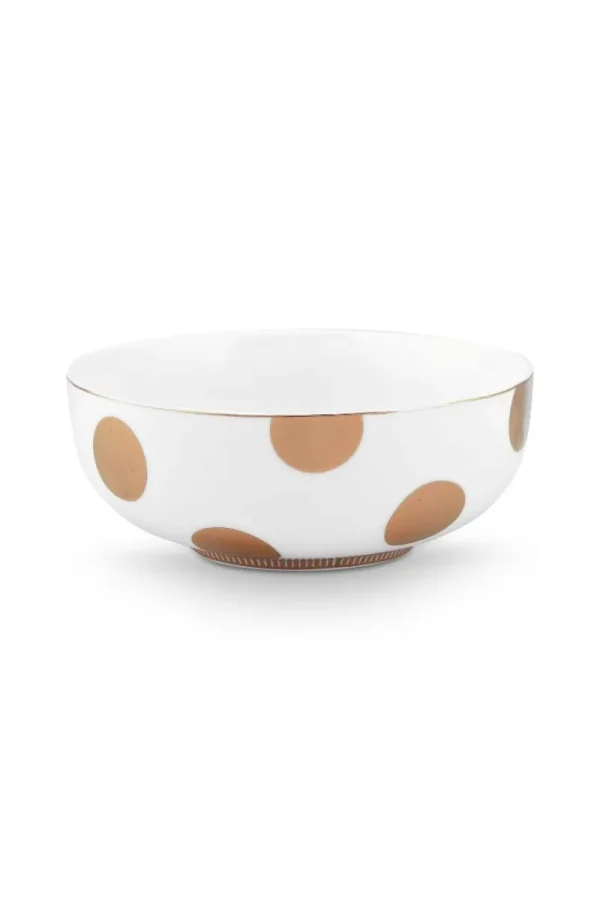 Discount Pip Studio Schale Dot Delight Weiss-Gold 15cm