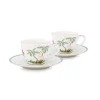 Online Pip Studio Set/2 Espresso Tassen & Untertassen Jolie Punkte Gold Blau