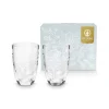 Best Pip Studio Set/2 Longdrinkgläser Blume Weiss