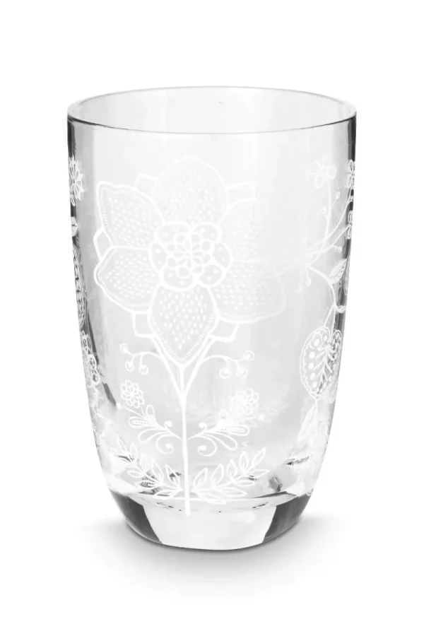 Best Pip Studio Set/2 Longdrinkgläser Blume Weiss