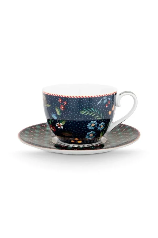 New Pip Studio Set/2 Tasse & Untertasse Berry Blues