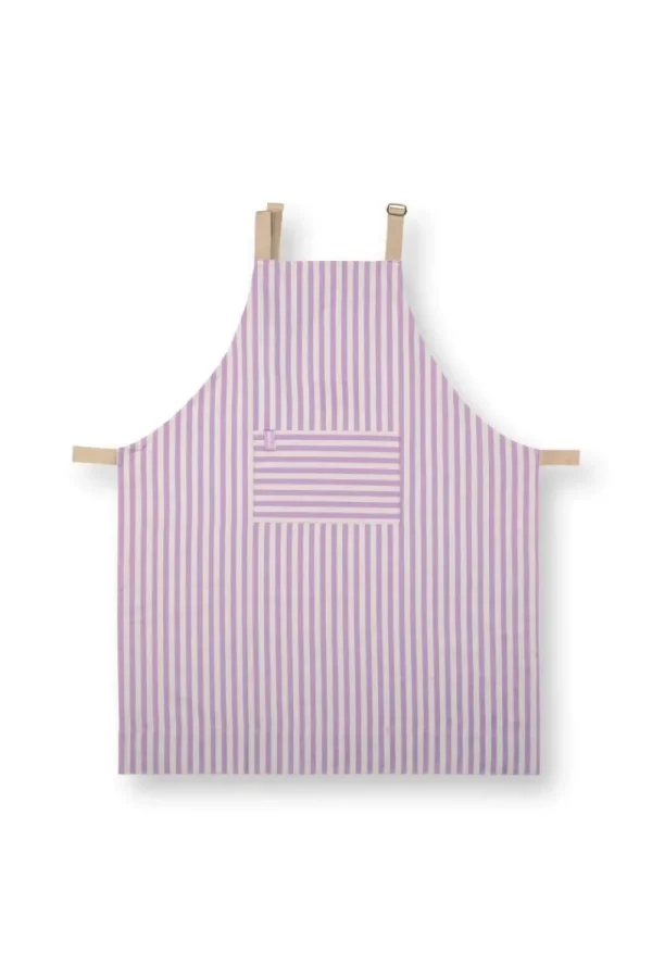 Discount Pip Studio Stripes Schürze Lila Violett