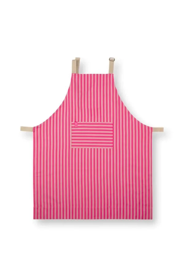 Outlet Pip Studio Stripes Schürze Rosa