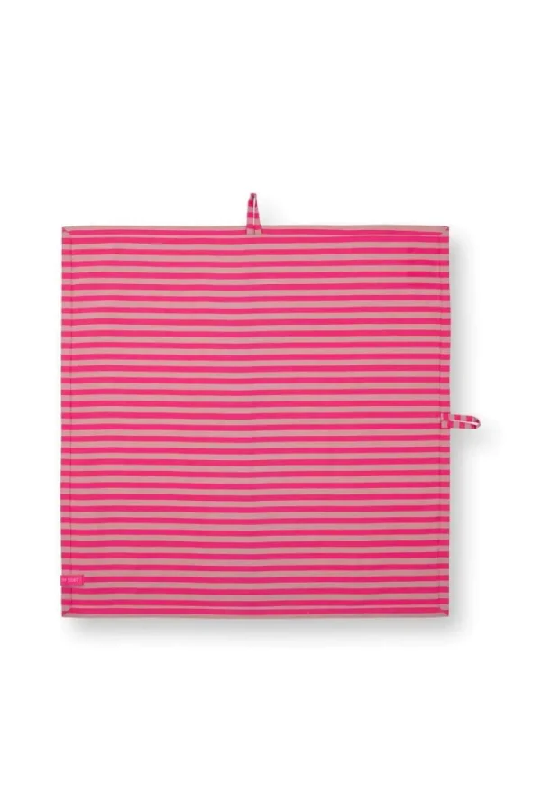 Hot Pip Studio Stripes Set/2 Geschirrtüchern Rosa