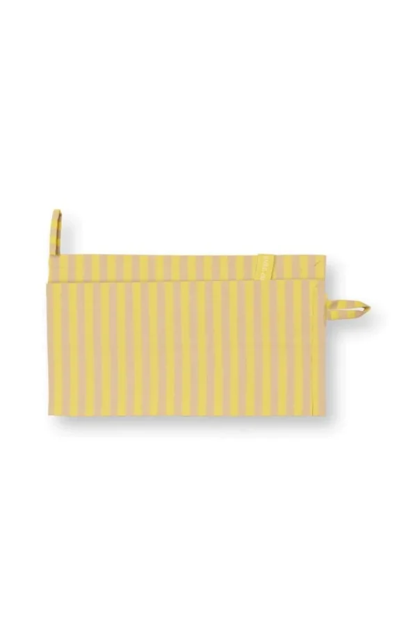 Clearance Pip Studio Stripes Set/2 Geschirrtüchern Gelb