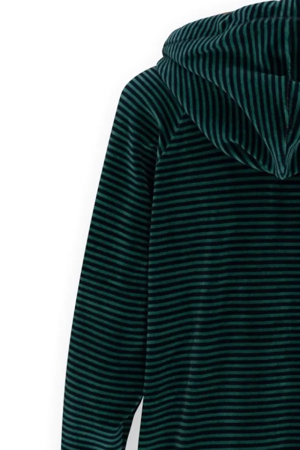 Discount Pip Studio Tamari Pullover Velvet Little Sumo Stripe Grün