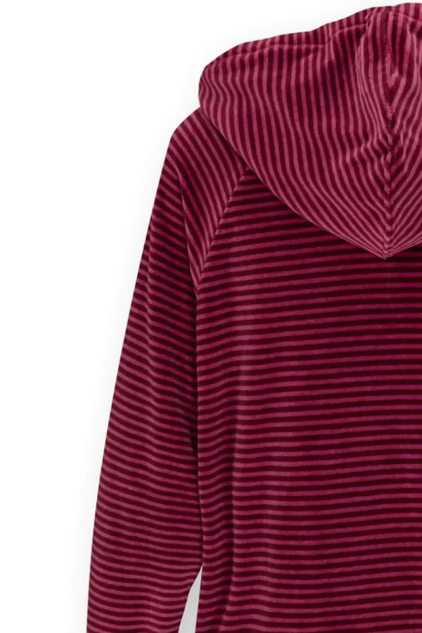 Cheap Pip Studio Tamari Pullover Velvet Little Sumo Stripe Rosa Rot