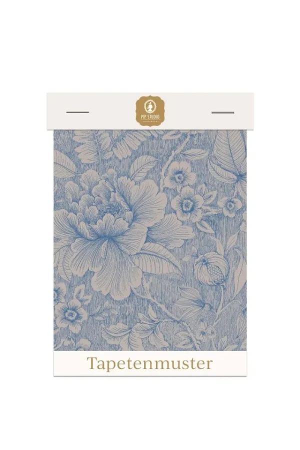 Best Sale Pip Studio Tapetenmuster Casa dei Fiori Khaki/Blau