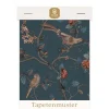 New Pip Studio Tapetenmuster Good Nightingale Dunkelblau