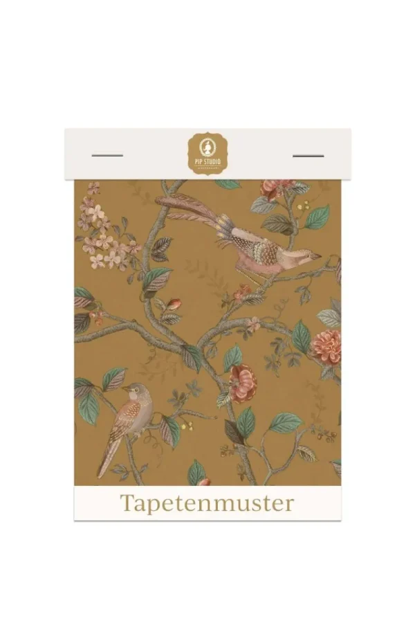 Sale Pip Studio Tapetenmuster Good Nightingale Ocker