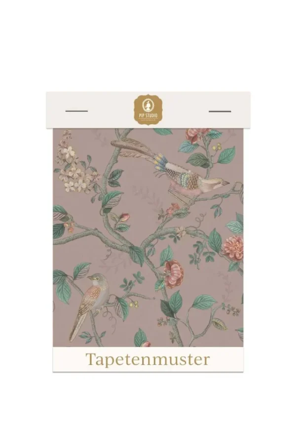 Fashion Pip Studio Tapetenmuster Good Nightingale Rosa Mauve