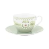 New Pip Studio Tasse & Untertasse Lily&Lotus Fliesen Hell Grün