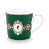 Store Pip Studio Tasse Klein Love Birds Medallion Dunkel Grün