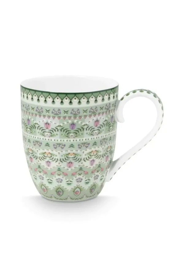 Fashion Pip Studio Tasse XL Lily&Lotus Moon Delight Hell Grün