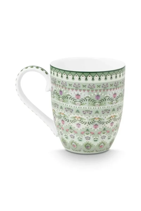 Fashion Pip Studio Tasse XL Lily&Lotus Moon Delight Hell Grün