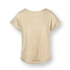 Fashion Pip Studio Tatum Top Kurze Ärmeln Little Sumo Stripe Sand