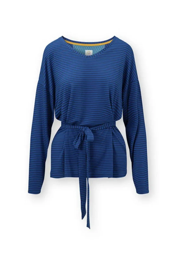 Shop Pip Studio Timberly Top Lange Ärmeln Little Sumo Stripe Blau