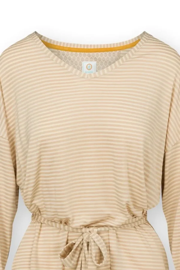 Cheap Pip Studio Timberly Top Lange Ärmeln Little Sumo Stripe Sand