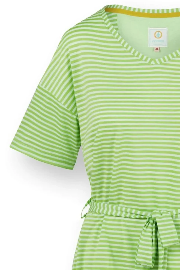 Store Pip Studio Tonya Top Kurze Ärmeln Little Sumo Stripe Grün