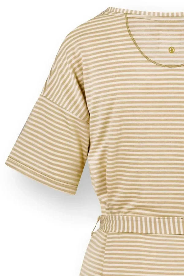 Best Pip Studio Tonya Top Kurze Ärmeln Little Sumo Stripe Sand