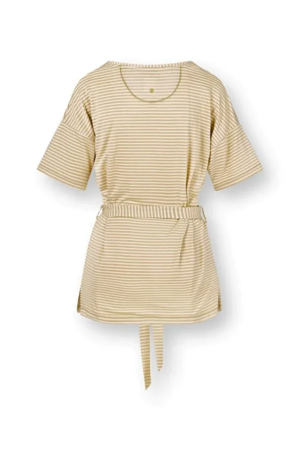 Best Pip Studio Tonya Top Kurze Ärmeln Little Sumo Stripe Sand