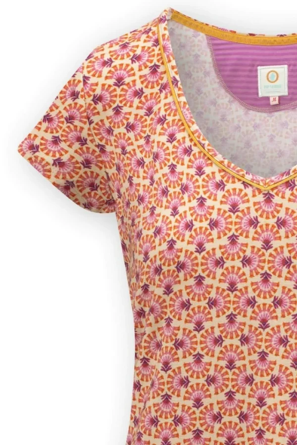 Flash Sale Pip Studio Top Kurze Ärmeln Verano Lila