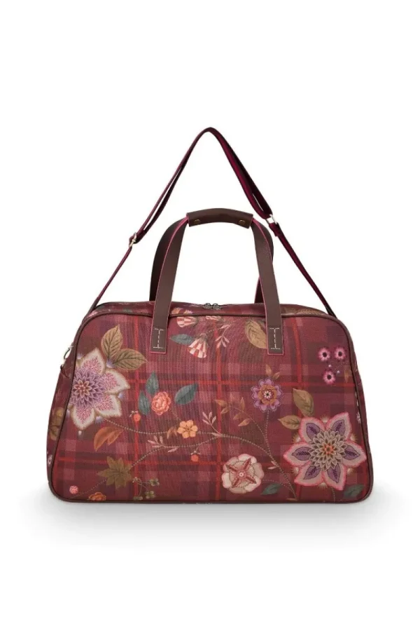 Shop Pip Studio Tovy Reisetaschen Mittelgross Flores Felices Rot