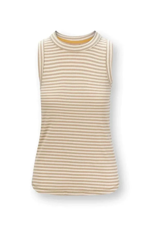 Shop Pip Studio Trinity Ärmellos Top Little Sumo Stripe Sand