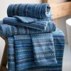 Best Sale Pip Studio Waschlappen Set/3 Geometric Print Dunkel 16x22cm Blau