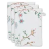 Flash Sale Pip Studio Waschlappen Set/3 Les Fleurs 16x22 cm Weiß