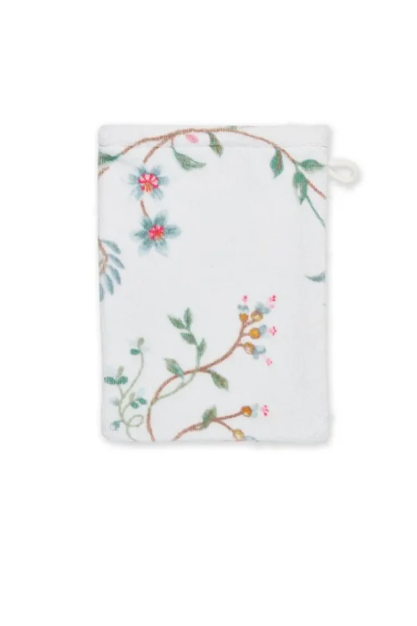 Flash Sale Pip Studio Waschlappen Set/3 Les Fleurs 16x22 cm Weiß