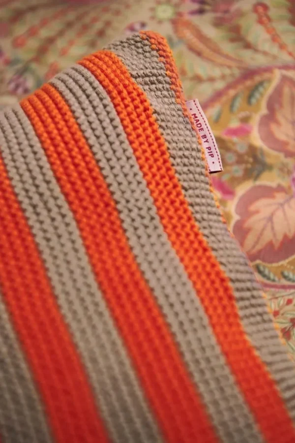 Best Sale Pip Studio Zierkissen Bonsoir Stripe Orange